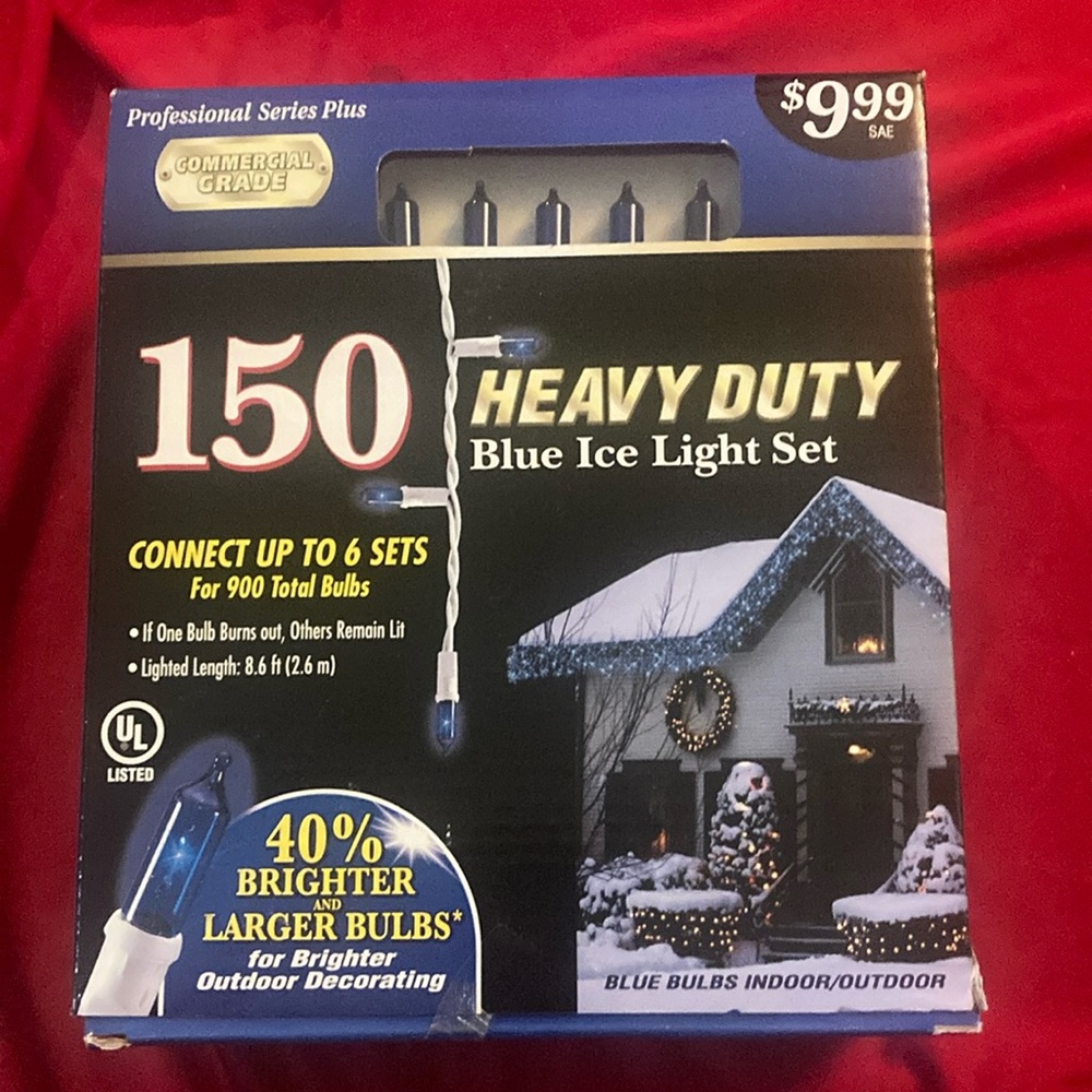 New Professional series plus commercial grade 150 heavy duty, blue ice, lights